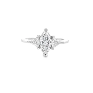 14K WHITE GOLD MARQUISE 1.11CTW DIAMOND