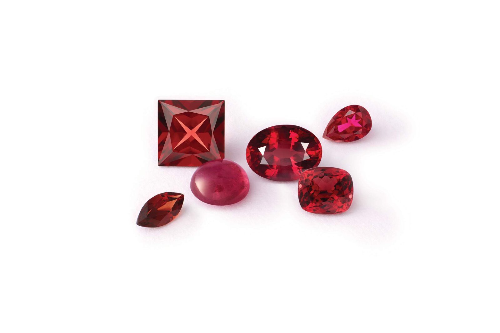 ruby - custom birthstone rings