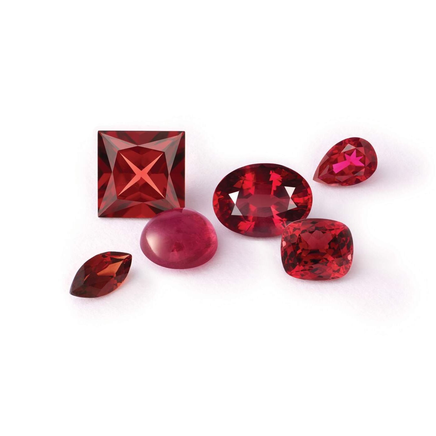 ruby - custom birthstone rings